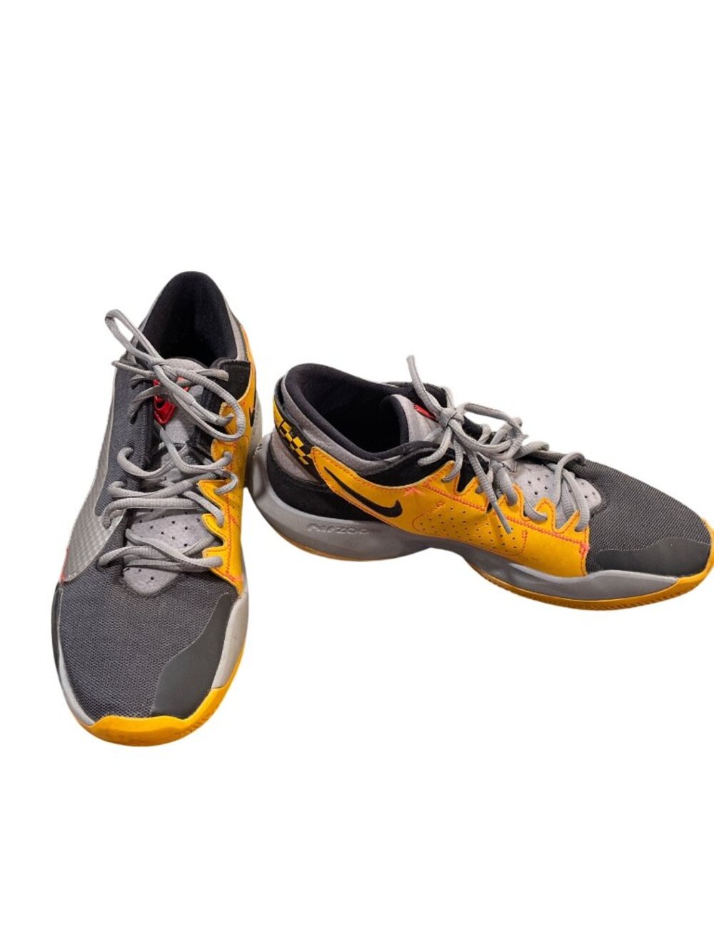 Nike Zoom freak 2 taxi black silver leather mid BB sneakers sz 10 SKU 10-208